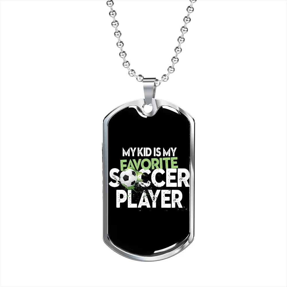 My favorite soccer player-Tag Necklace