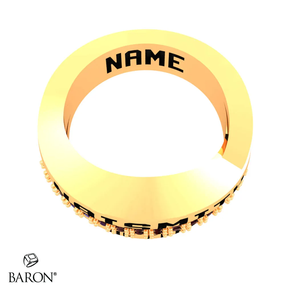 Naismith Basketball Hall of Fame Bill Fitch Friends & Family Entwine Ring - Design 9.1