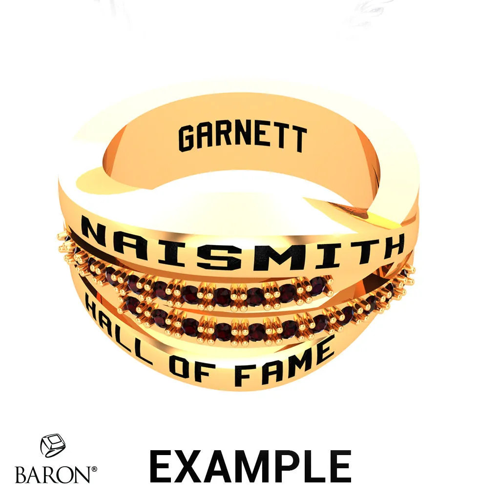 Naismith Basketball Hall of Fame Bill Fitch Friends & Family Entwine Ring - Design 9.1