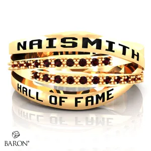 Naismith Basketball Hall of Fame Bill Fitch Friends & Family Entwine Ring - Design 9.1