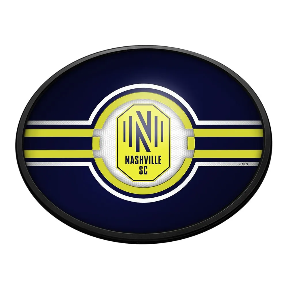 Nashville SC: Oval Slimline Lighted Wall Sign