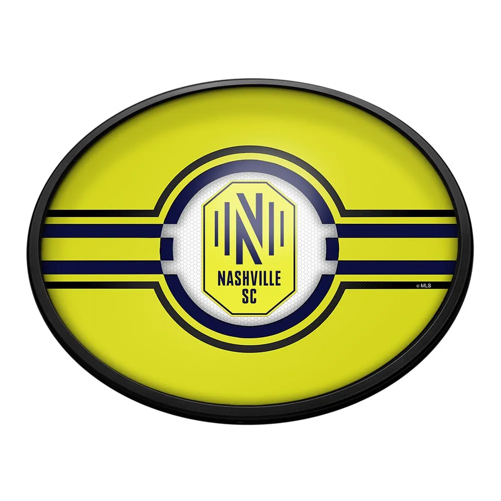 Nashville SC: Oval Slimline Lighted Wall Sign