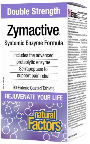 Natural Factors Zymactive Double Strength (90 Tablets)