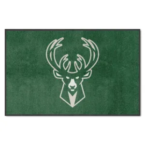 NBA - Milwaukee Bucks 4X6 Logo Mat - Landscape