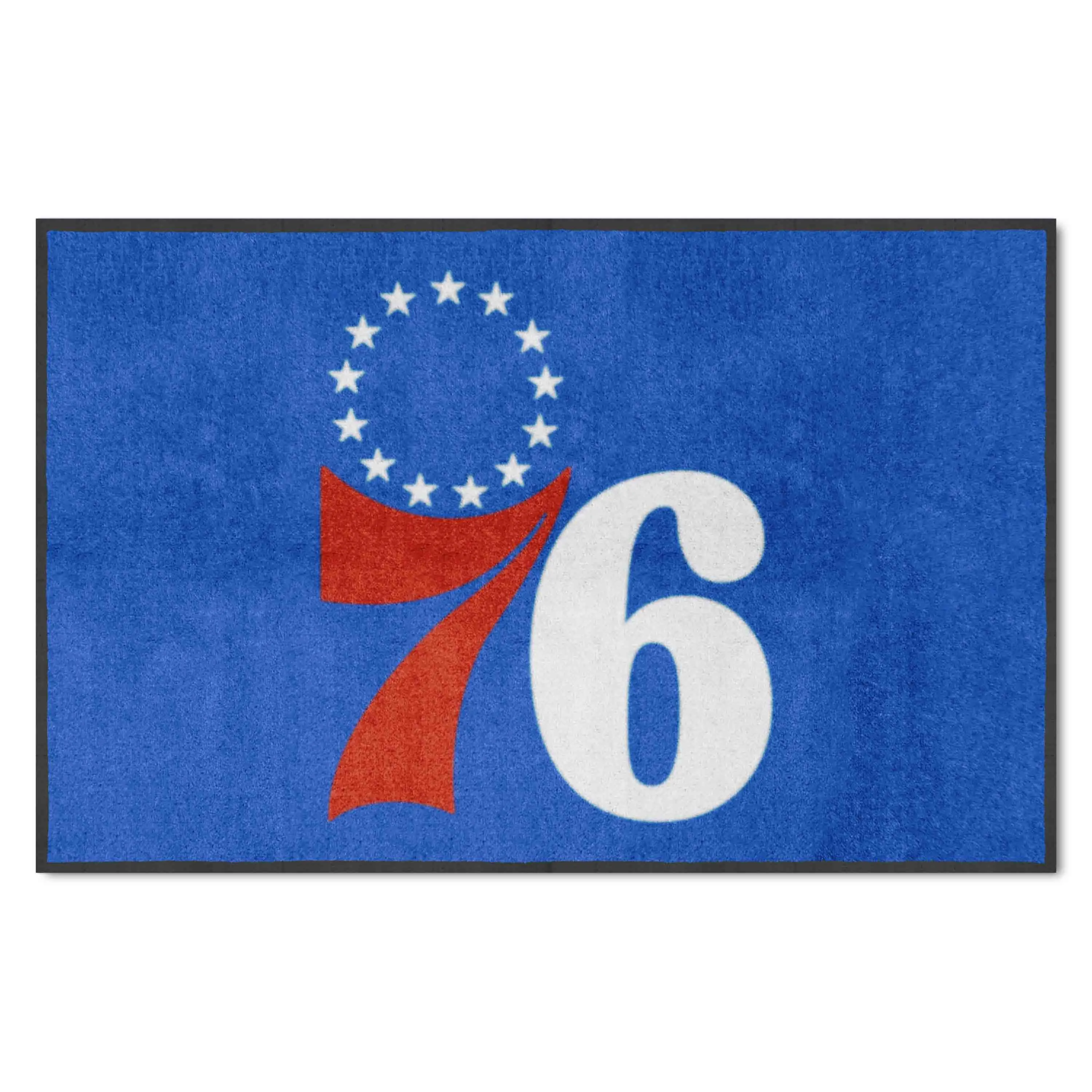 NBA - Philadelphia 76ers 4X6 Logo Mat - Landscape