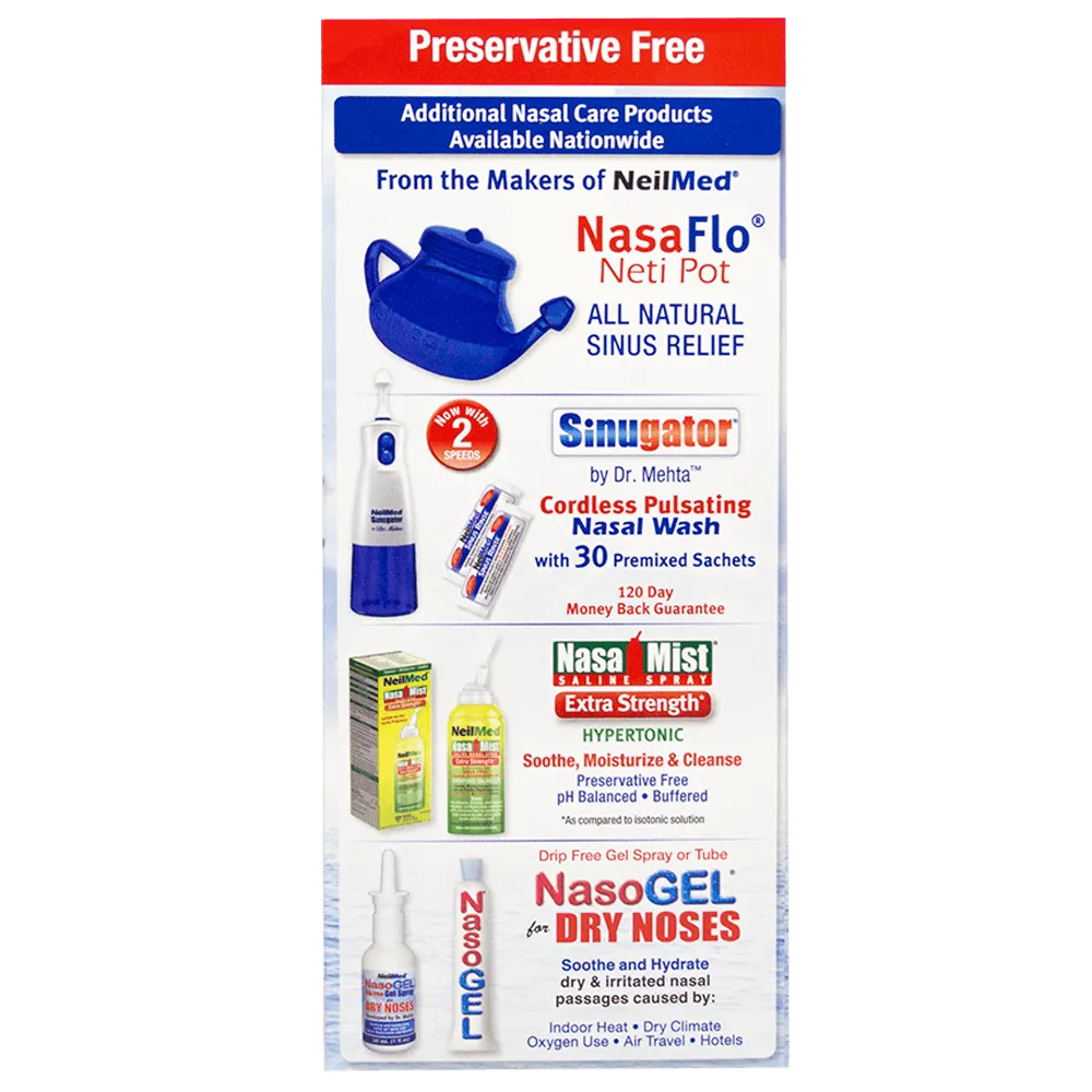 NeilMed Sinus Rinse 120 Regular Premixed Packets