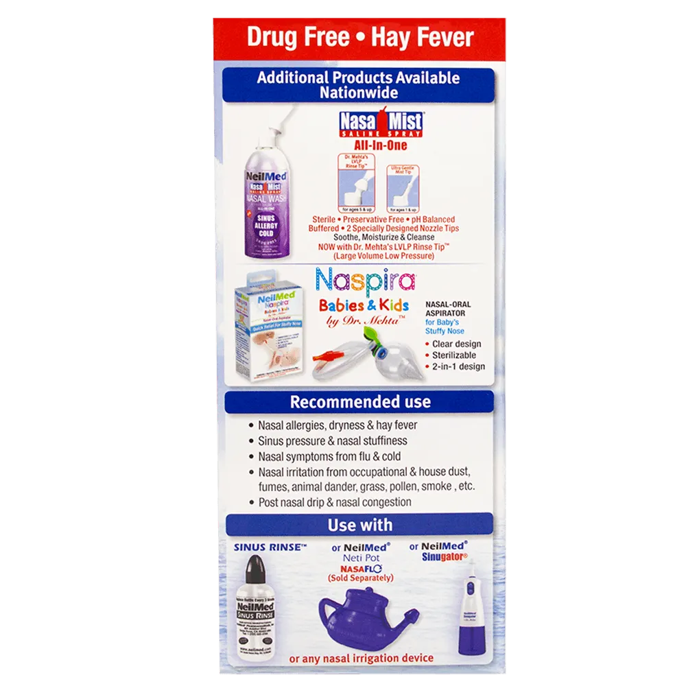 NeilMed Sinus Rinse 120 Regular Premixed Packets