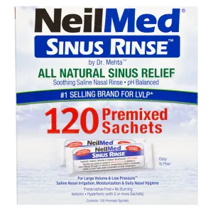NeilMed Sinus Rinse 120 Regular Premixed Packets