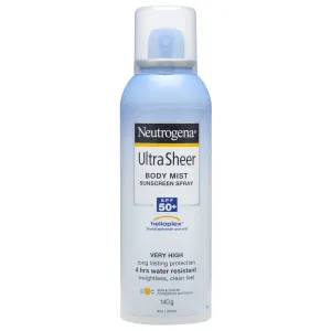 Neutrogena Ultra Sheer Body Mist Sunscreen Spray SPF50  140g