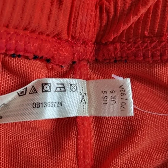 New Free People Movement Striped Band Red Sports Bra Size Small