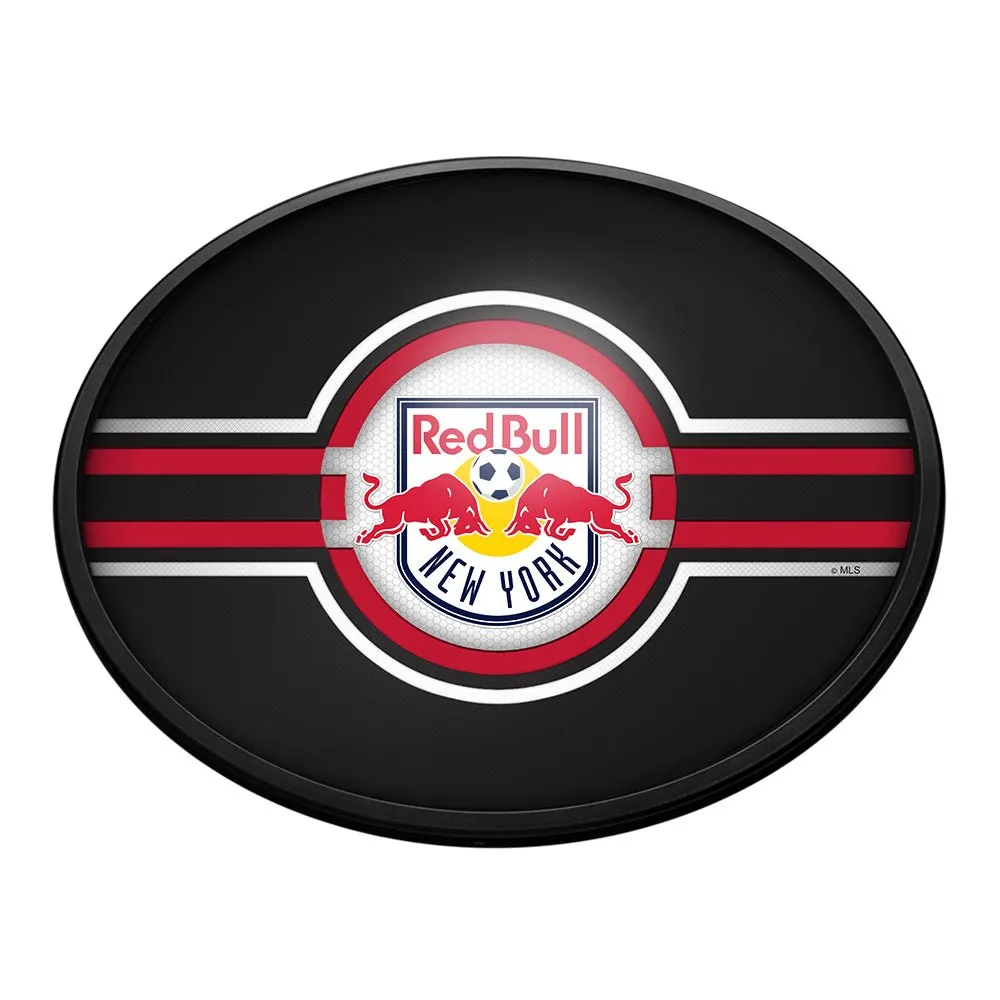 New York Red Bulls: Oval Slimline Lighted Wall Sign