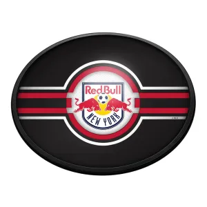 New York Red Bulls: Oval Slimline Lighted Wall Sign