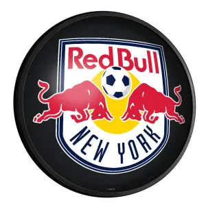 New York Red Bulls: Round Slimline Lighted Wall Sign