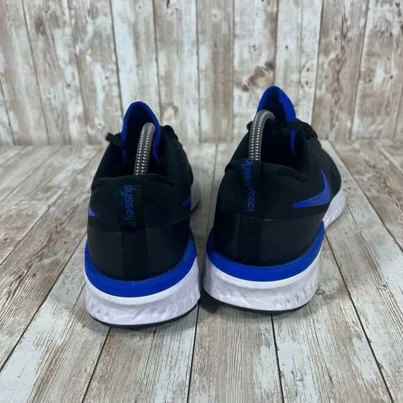 Nike odyssey‎ react 2 Flyknit black racer blue Mens 10 ah1015 011