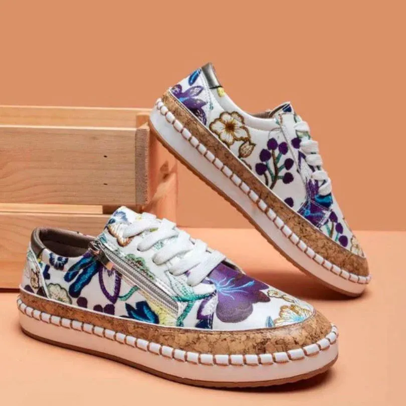Noemí® | Floral Orthopedic Sports Shoes