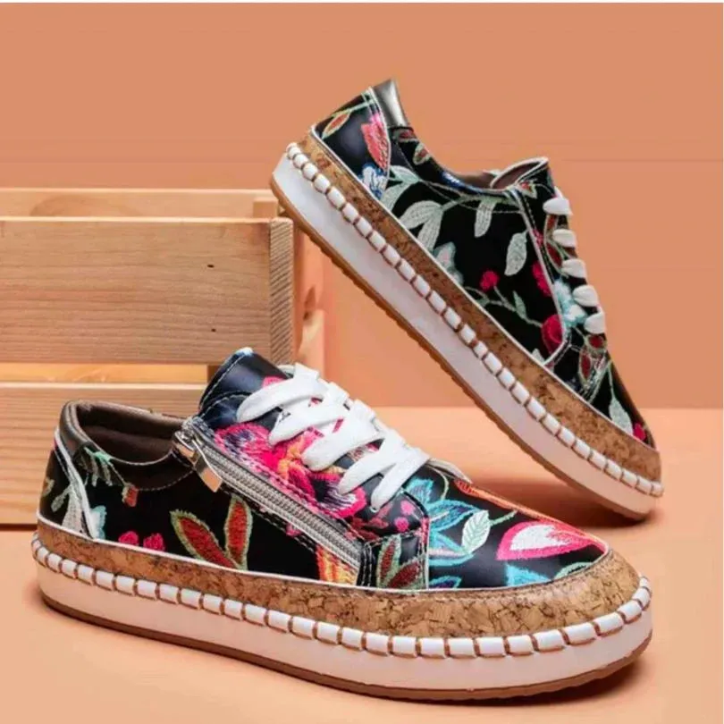 Noemí® | Floral Orthopedic Sports Shoes