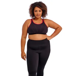 Non Wired Soft Cup Sports Bra - Black