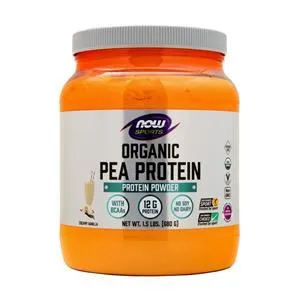 Now Organic Pea Protein Natural Vanilla 1.5 lbs