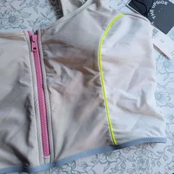 NWT Anthropologie x The Upside Colorblocked Sports Bra | M