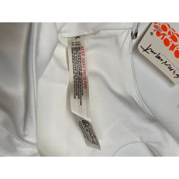 NWT‎ FP MOVEMENT x HATCH Never Better Square Neck Maternity Sports Bra White Med