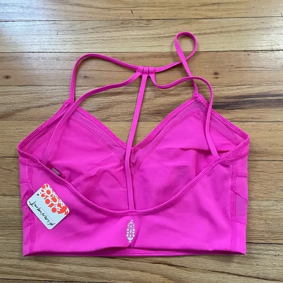 NWT Free People Movement Pink Got Your Back Sports Bra Yoga