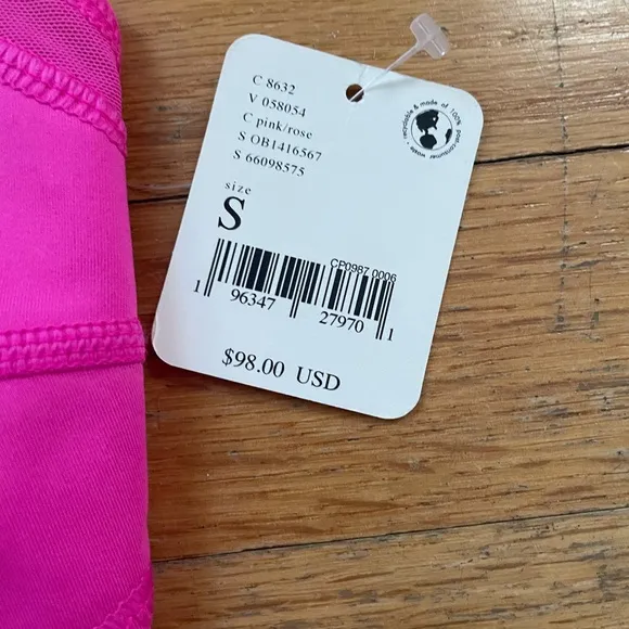 NWT Free People Movement Pink Got Your Back Sports Bra Yoga
