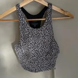 NWT‎ Varley Let's Move Harris Sports Bra Small Gray Muted Leopard