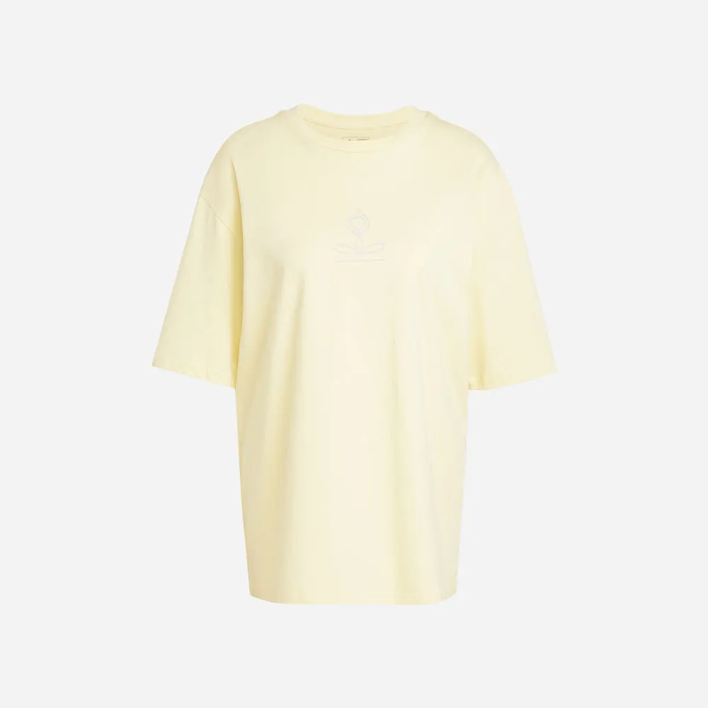 Áo Thun Nữ Adidas Yoga Stay Balanced Graphic - Vàng