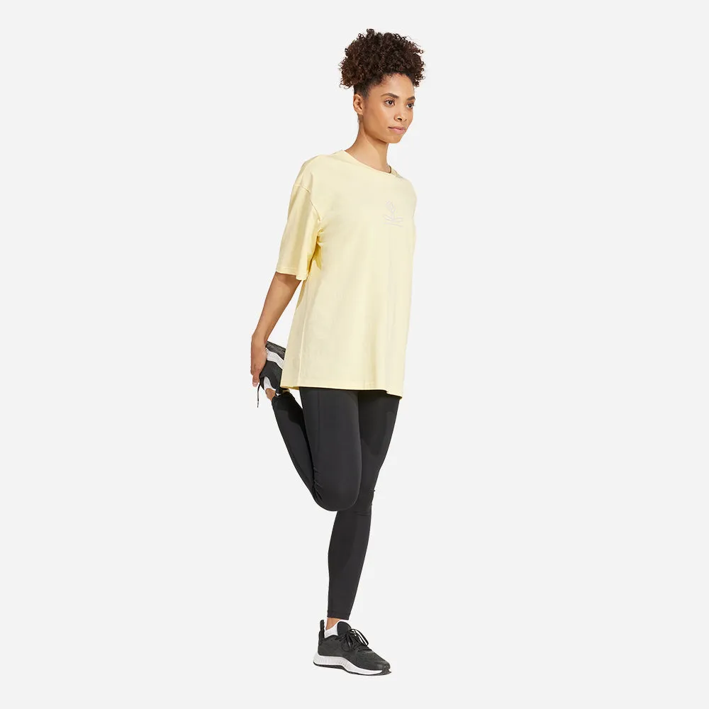 Áo Thun Nữ Adidas Yoga Stay Balanced Graphic - Vàng
