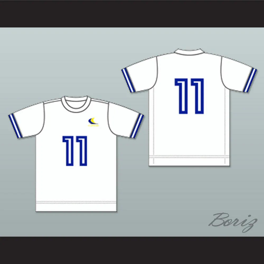 Oakland Clippers White Football Soccer Jersey