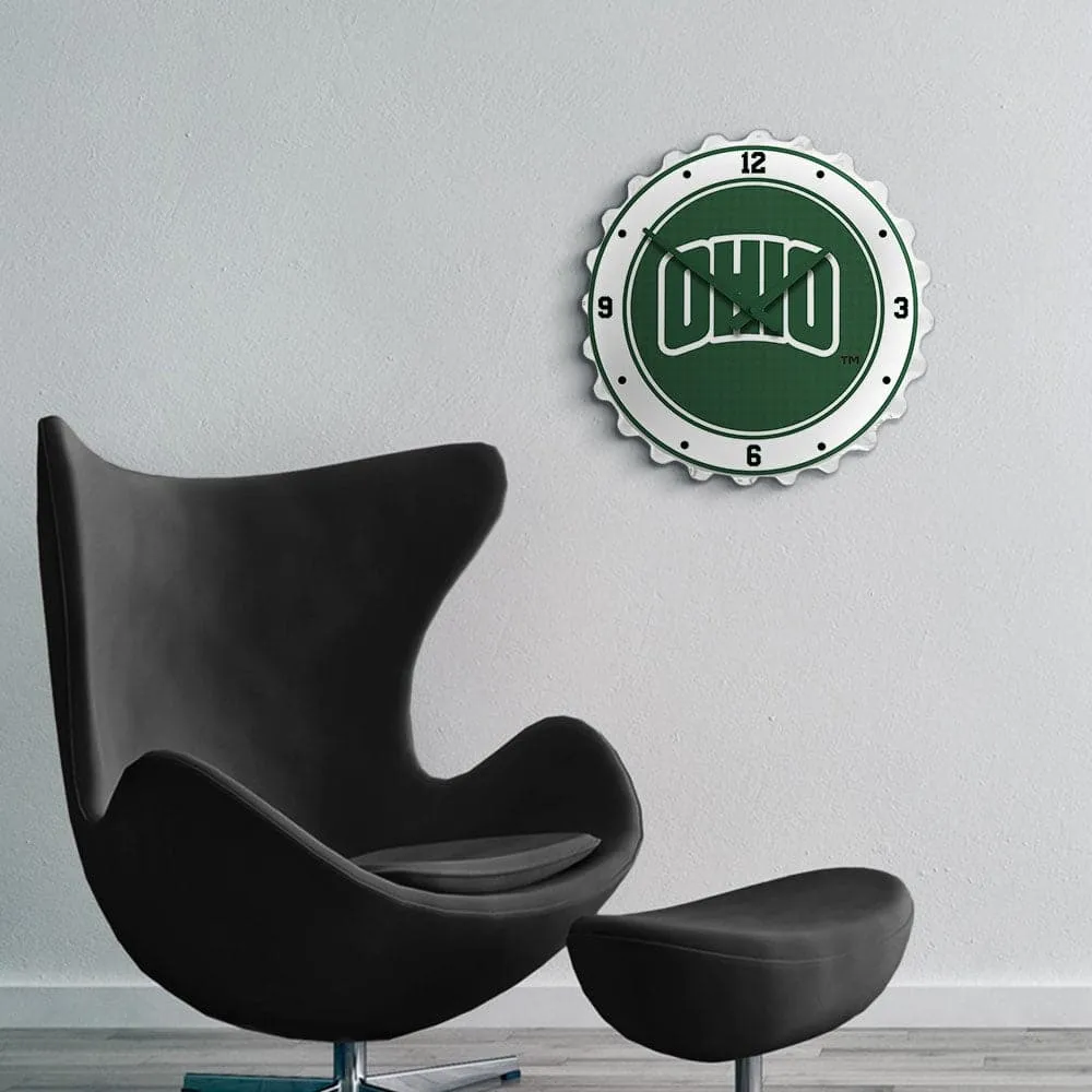 Ohio University Bobcats: OHIO - Bottle Cap Wall Clock