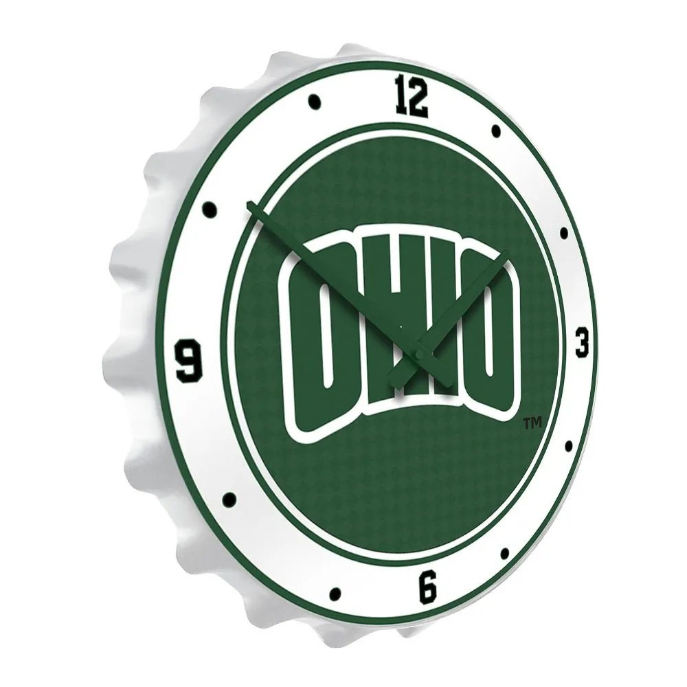 Ohio University Bobcats: OHIO - Bottle Cap Wall Clock