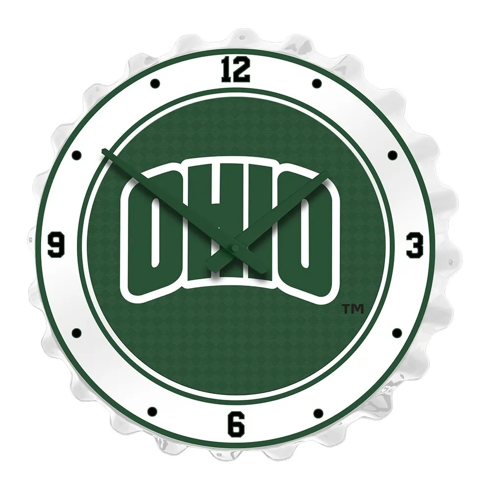 Ohio University Bobcats: OHIO - Bottle Cap Wall Clock