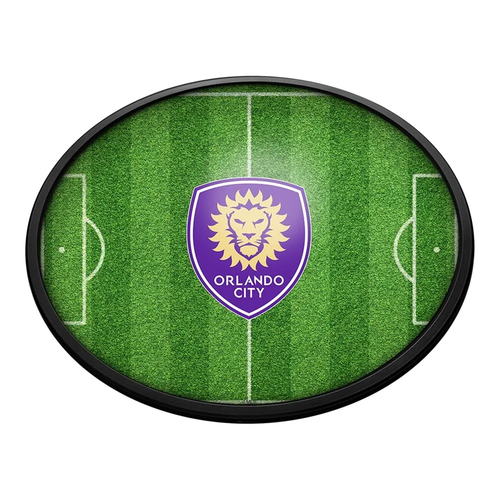 Orlando City: Pitch - Oval Slimline Lighted Wall Sign