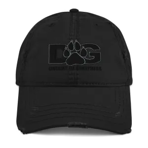 Paw Print OG Distressed Dad Cap