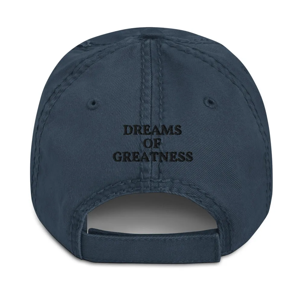 Paw Print OG Distressed Dad Cap