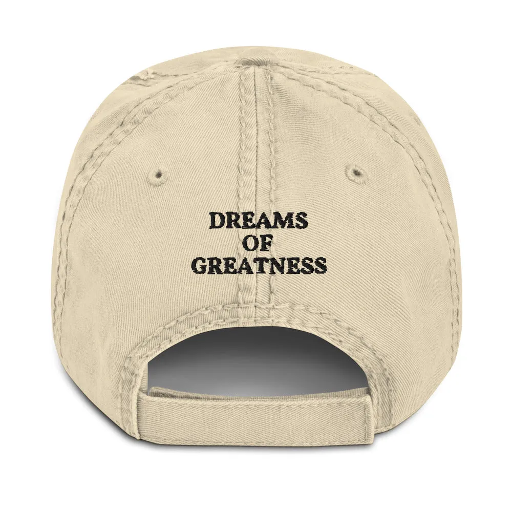 Paw Print OG Distressed Dad Cap