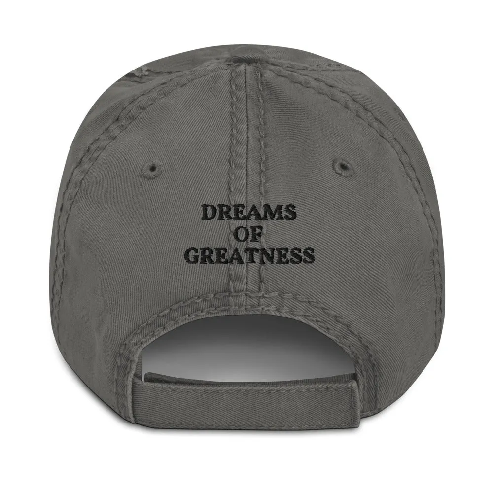 Paw Print OG Distressed Dad Cap