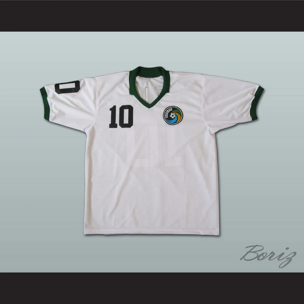 Pele New York Cosmos White Football Soccer Jersey