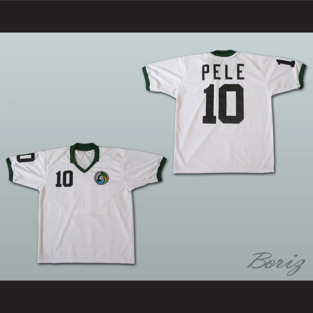 Pele New York Cosmos White Football Soccer Jersey