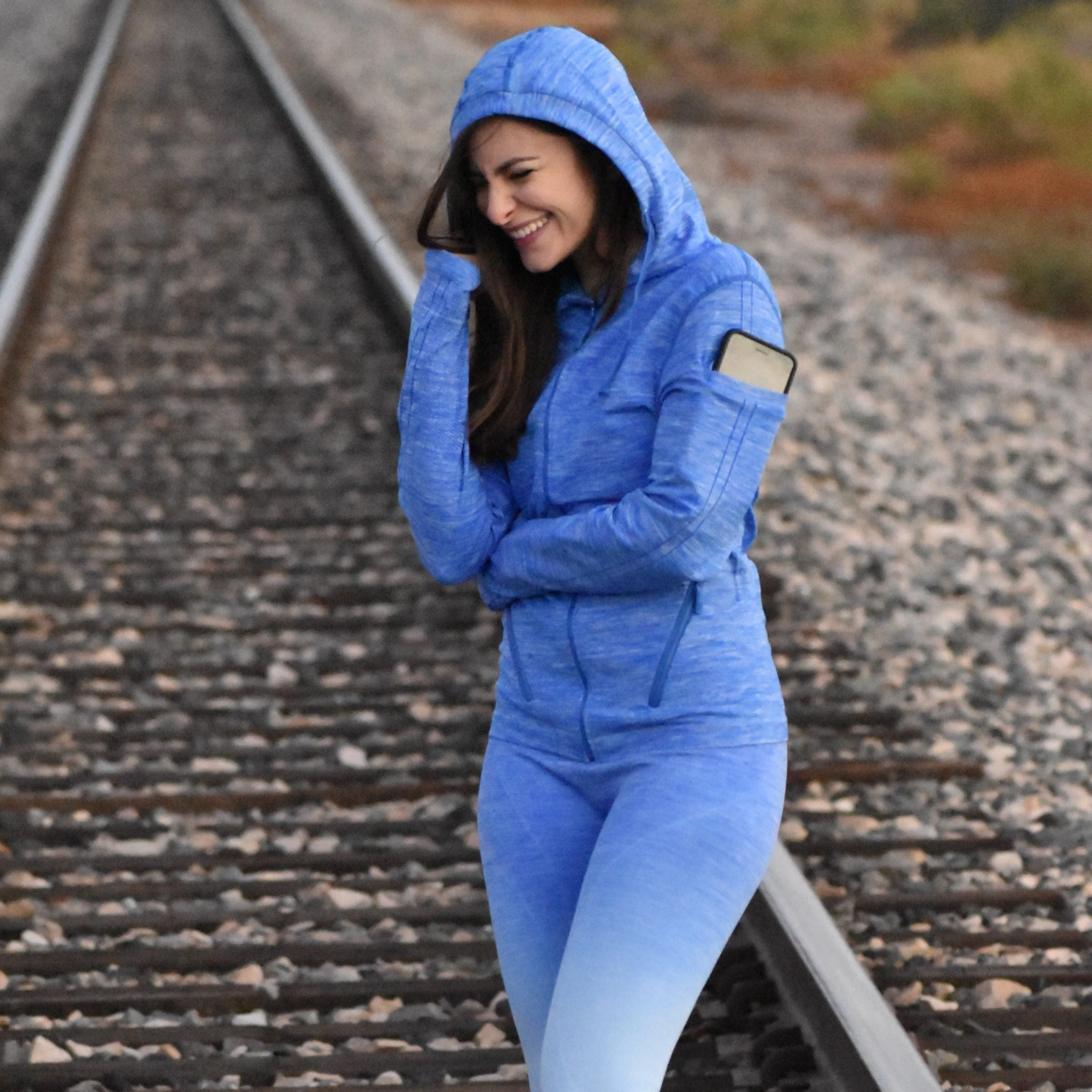 Performance Style Sports Jacket With Hoodie