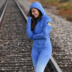 Performance Style Sports Jacket With Hoodie