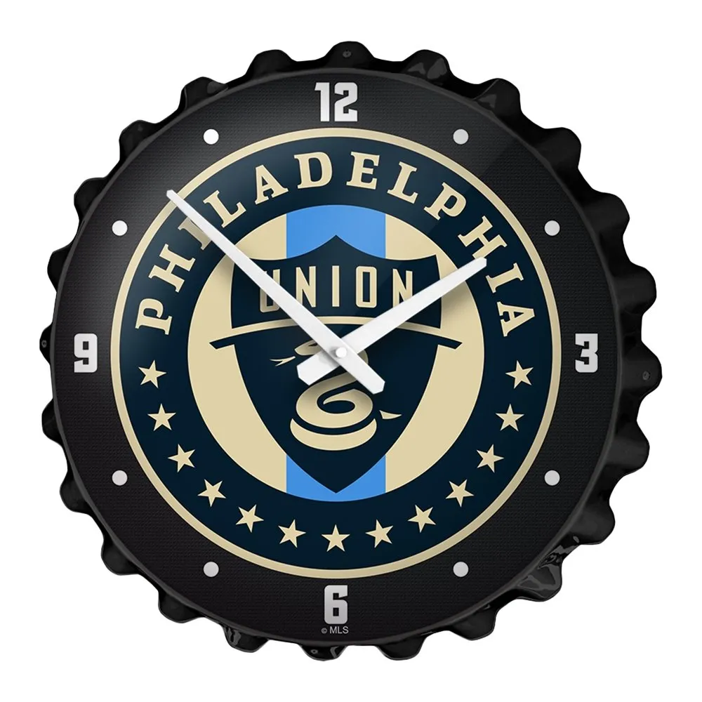 Philadelphia Union: Bottle Cap Wall Clock