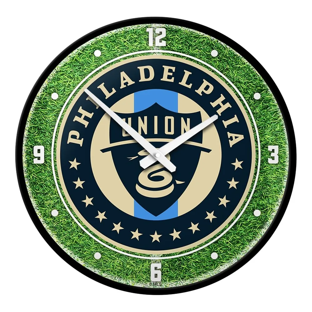 Philadelphia Union: Pitch - Modern Disc Wall Clock