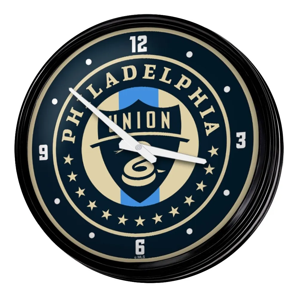 Philadelphia Union: Retro Lighted Wall Clock
