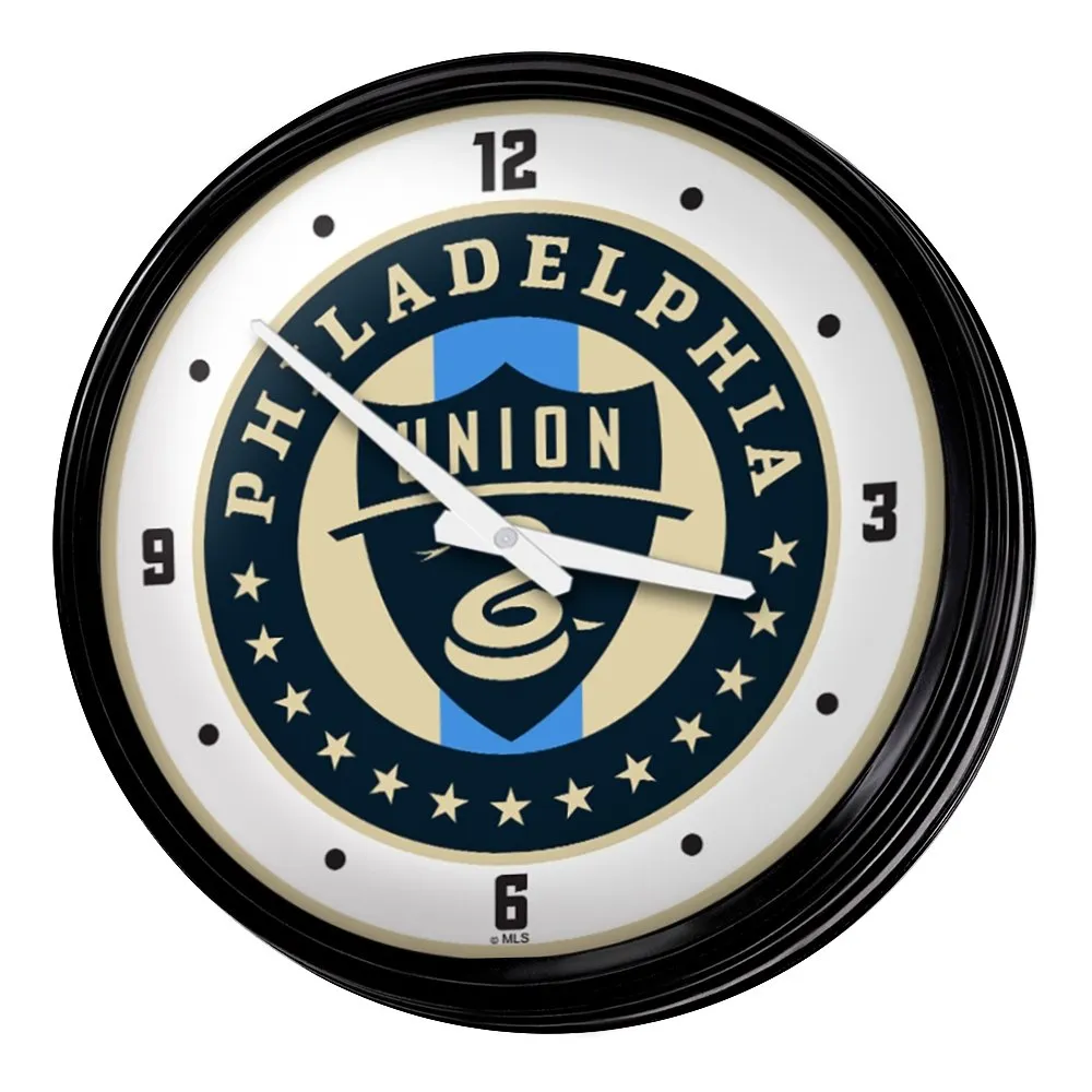 Philadelphia Union: Retro Lighted Wall Clock