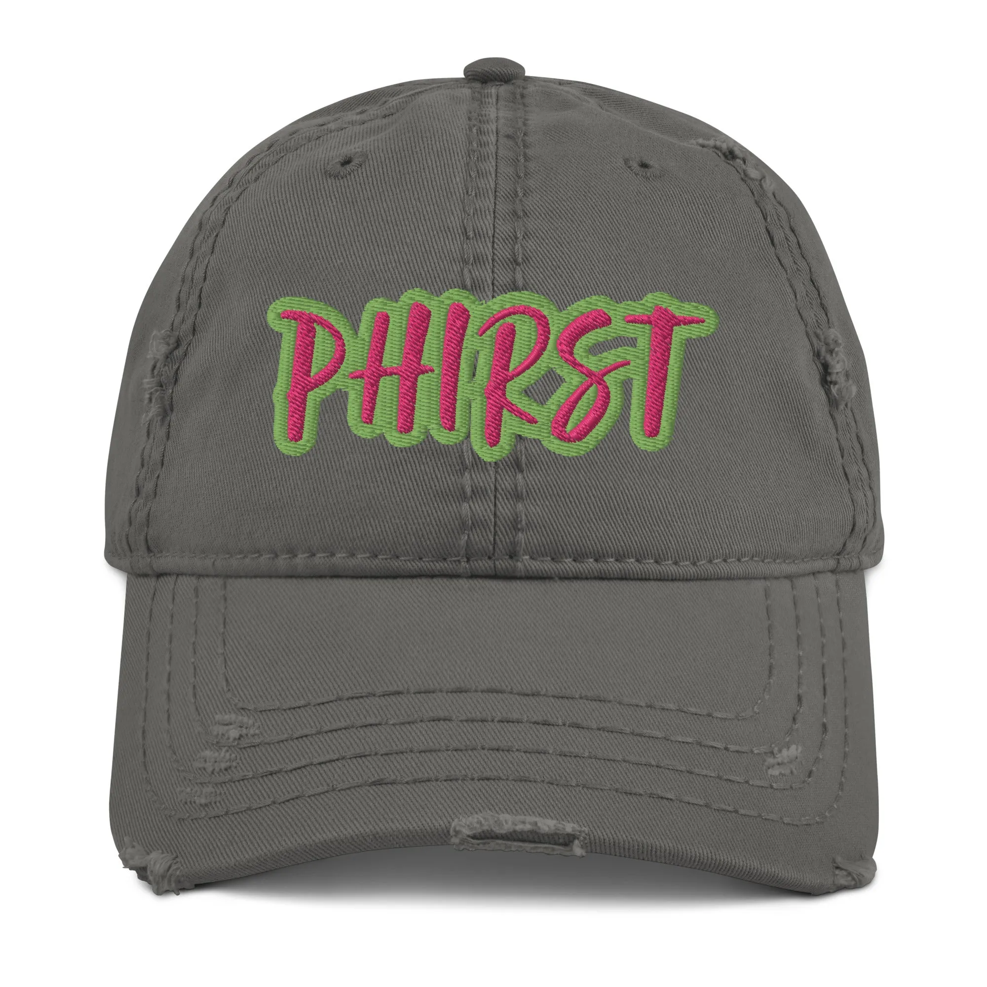Phirst Distressed Dad Hat