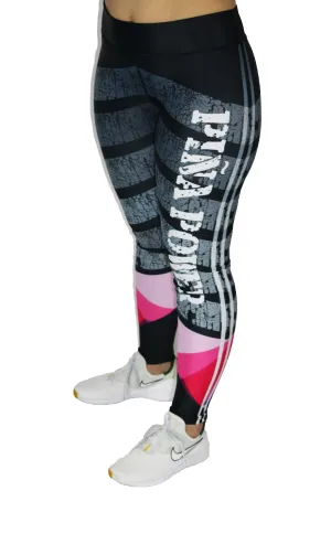 Piña Power Black & Pink Leggings