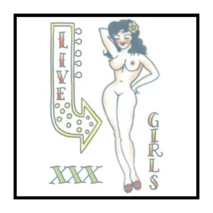 Pin Up – Girlfriend 1950’s – Temporary Tattoo