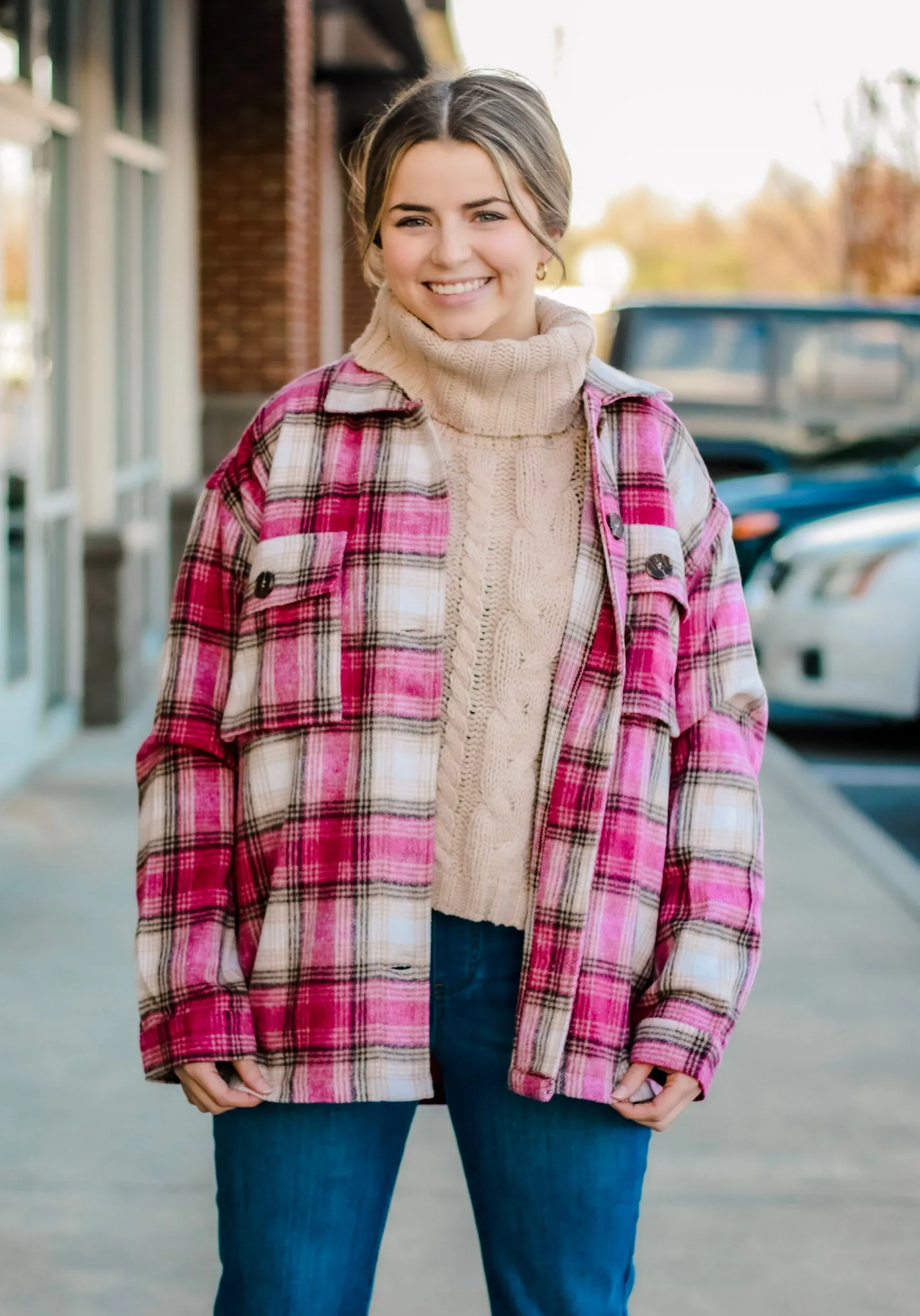 Pink is My Signature Color Shacket